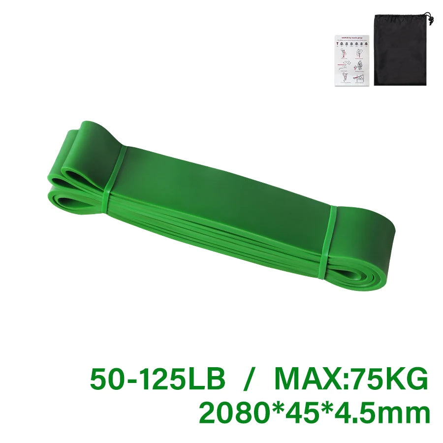 Heavy-Duty Natural Latex Resistance Band for Comprehensive Strength Training and Pilates