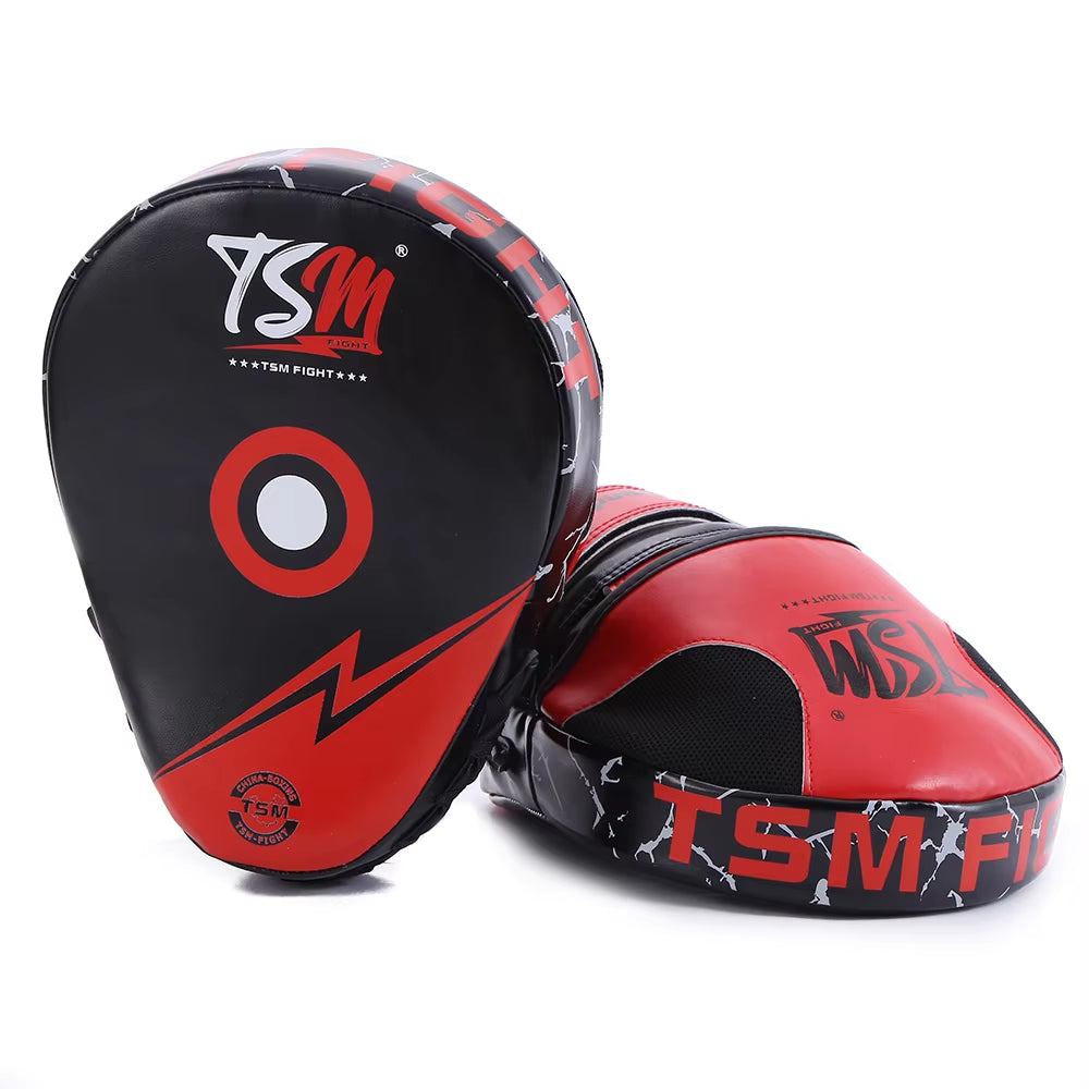 TSM Boxing Curved Hand Target for Adults and Kids - Home Training Muay Thai Foot Target and Free Fighting Sandbag