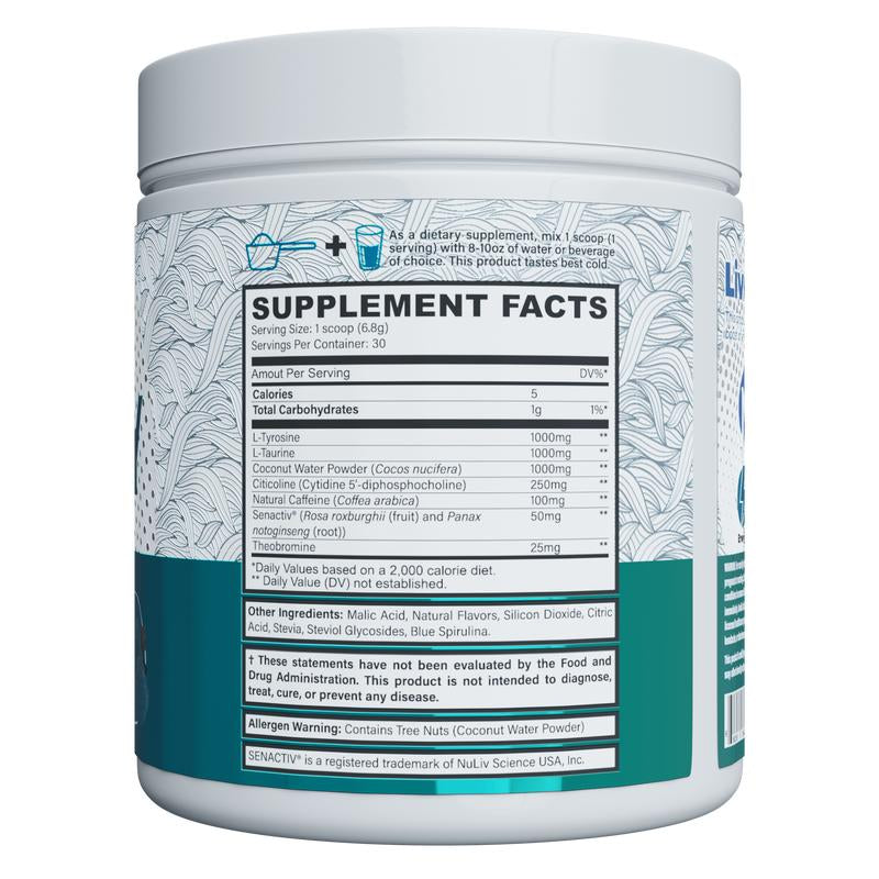 ENERGY | Athlete Pre-Workout & Nootropic | Dietary Supplement for Lifestyle & Fitness