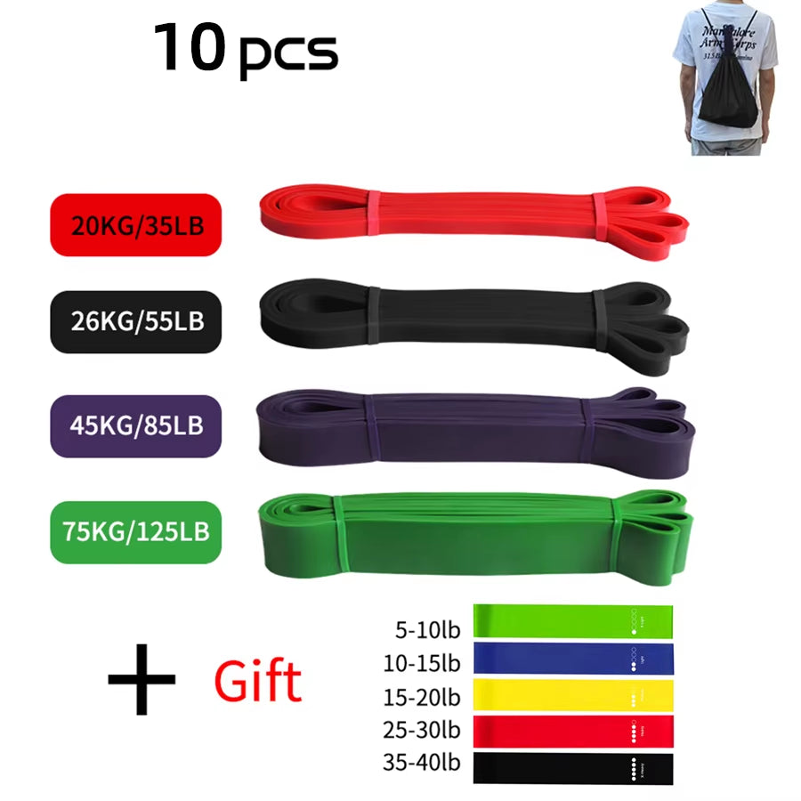 Heavy-Duty Natural Latex Resistance Band for Comprehensive Strength Training and Pilates