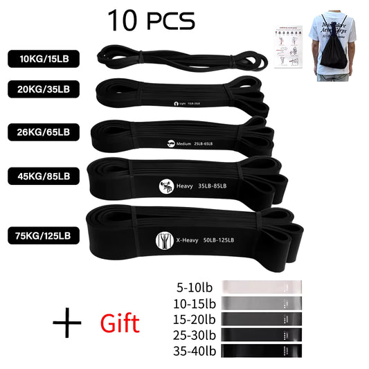 Heavy-Duty Natural Latex Resistance Band for Comprehensive Strength Training and Pilates
