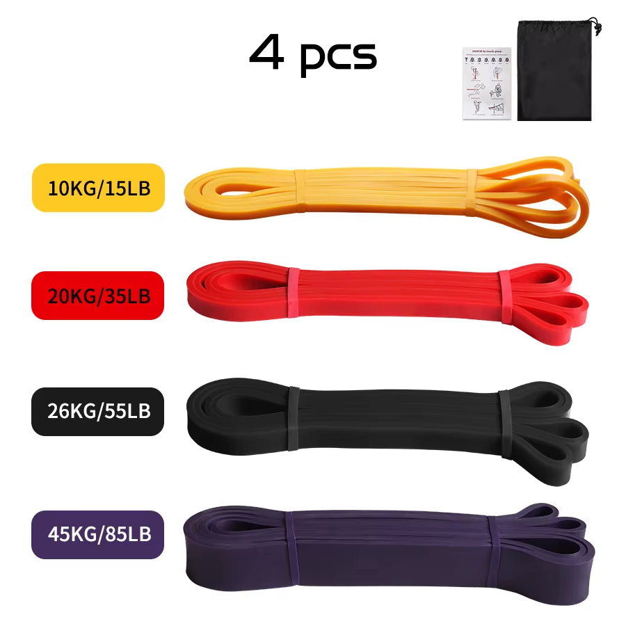 Heavy-Duty Natural Latex Resistance Band for Comprehensive Strength Training and Pilates