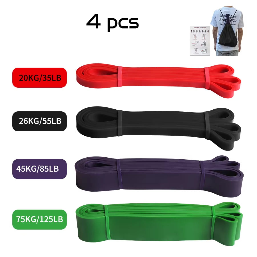 Heavy-Duty Natural Latex Resistance Band for Comprehensive Strength Training and Pilates