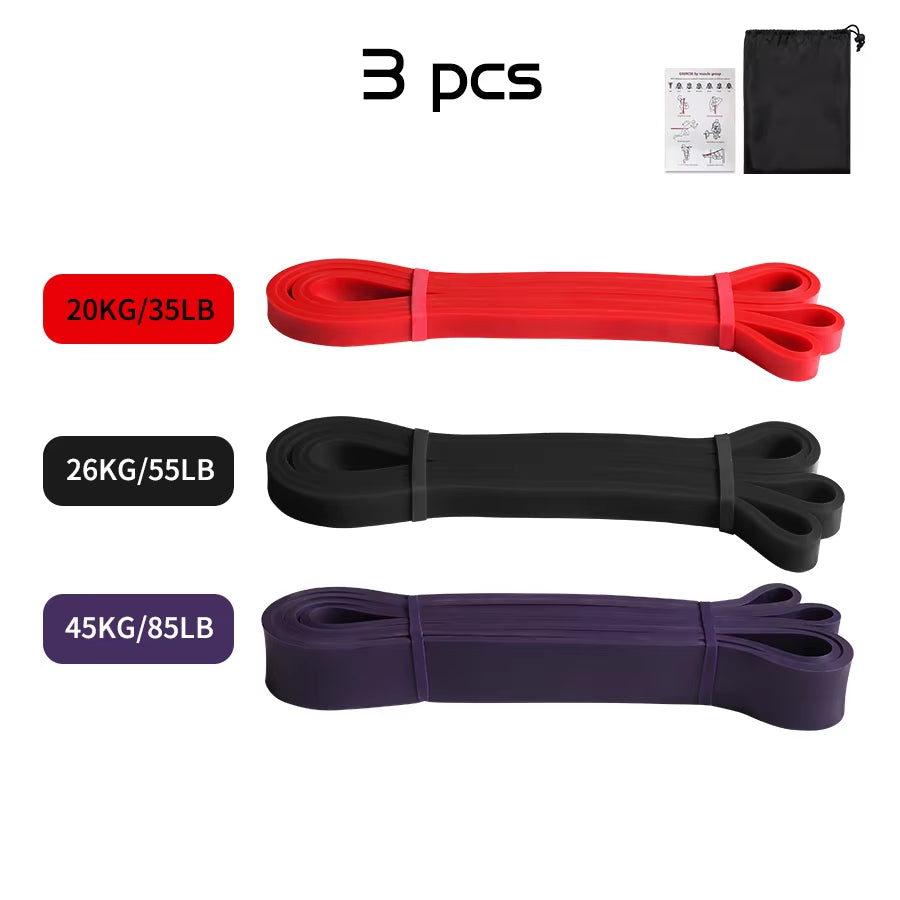 Heavy-Duty Natural Latex Resistance Band for Comprehensive Strength Training and Pilates