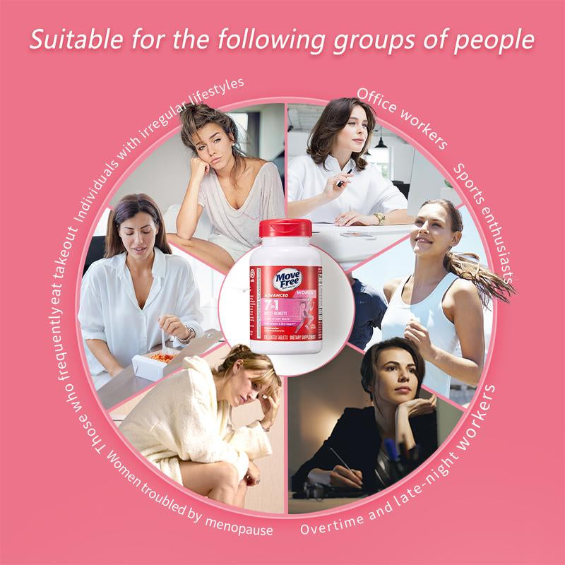 Move Free Advanced Joint Health 7-In-1 Combined Set for Men & Women - Multi-Ingredient Glucosamine Formula for Optimum Joint Support - Fitness Supplement - Healthcare