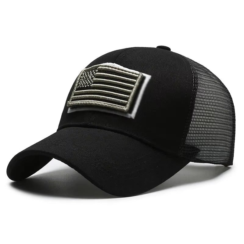 New Spring and Summer Mesh Breathable Embroidered Baseball Cap for Women and Men - Outdoor Sunscreen Hat