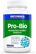 Enzymedica Pro-Bio Shelf-Stable Stomach-Acid Resistant Probiotic for Optimal Digestive Health, 10 Billion CFU, 90 Capsules