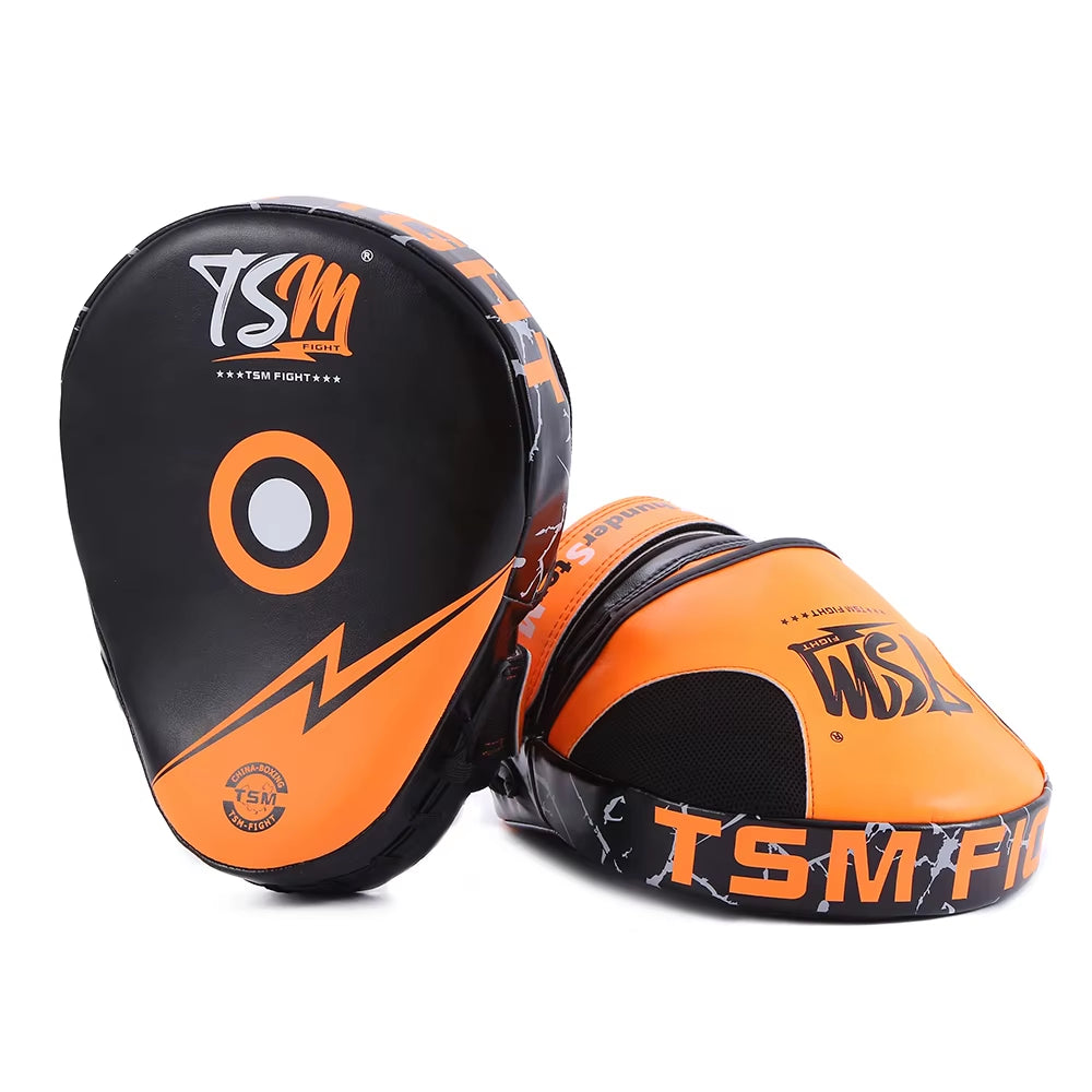 TSM Boxing Curved Hand Target for Adults and Kids - Home Training Muay Thai Foot Target and Free Fighting Sandbag
