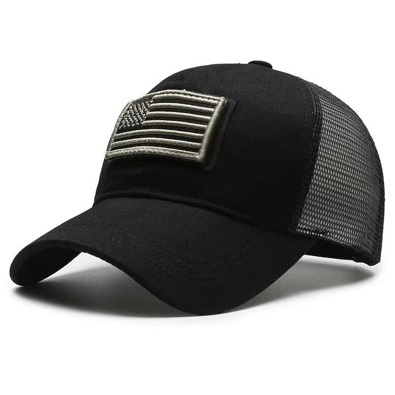 New Spring and Summer Mesh Breathable Embroidered Baseball Cap for Women and Men - Outdoor Sunscreen Hat