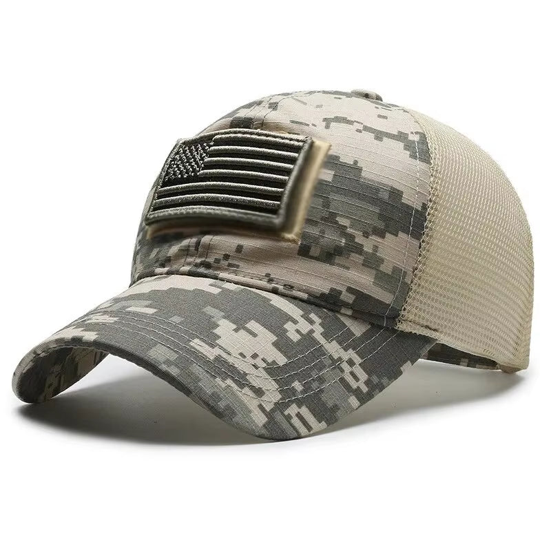 New Spring and Summer Mesh Breathable Embroidered Baseball Cap for Women and Men - Outdoor Sunscreen Hat