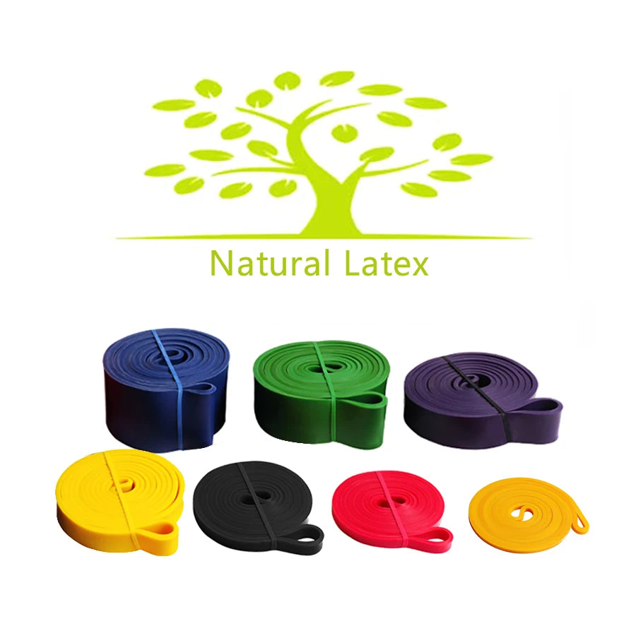 Heavy-Duty Natural Latex Resistance Band for Comprehensive Strength Training and Pilates