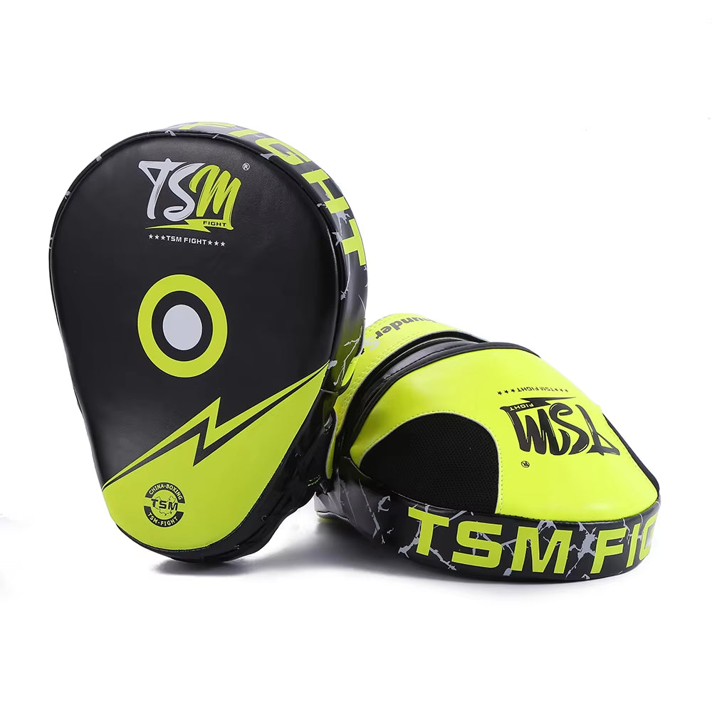 TSM Boxing Curved Hand Target for Adults and Kids - Home Training Muay Thai Foot Target and Free Fighting Sandbag