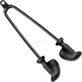 Fitness Biceps and Triceps Rope Pull Down Grip Handles for Cable Machines - Muscle Building Pulley Attachment for Back Exercises