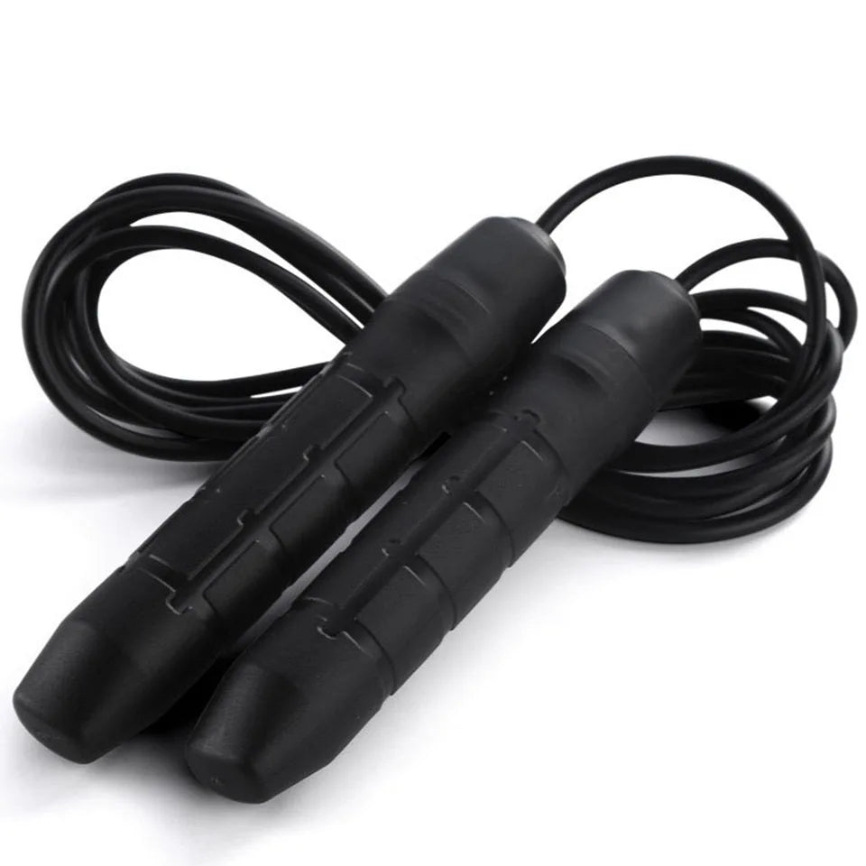 2-in-1 Silent Ab Roller and Jump Rope with Mat for Comprehensive Arm, Waist, and Leg Workouts - Gym Fitness Equipment