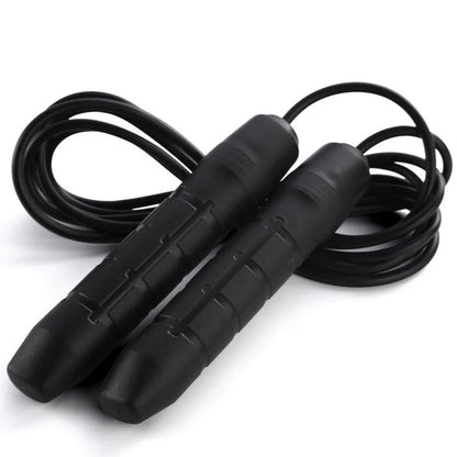 2-in-1 Silent Ab Roller and Jump Rope with Mat for Comprehensive Arm, Waist, and Leg Workouts - Gym Fitness Equipment