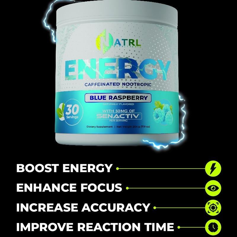 ENERGY | Athlete Pre-Workout & Nootropic | Dietary Supplement for Lifestyle & Fitness