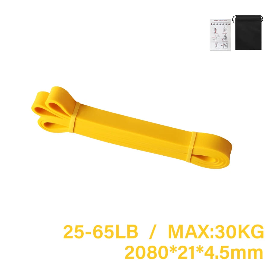 Heavy-Duty Natural Latex Resistance Band for Comprehensive Strength Training and Pilates