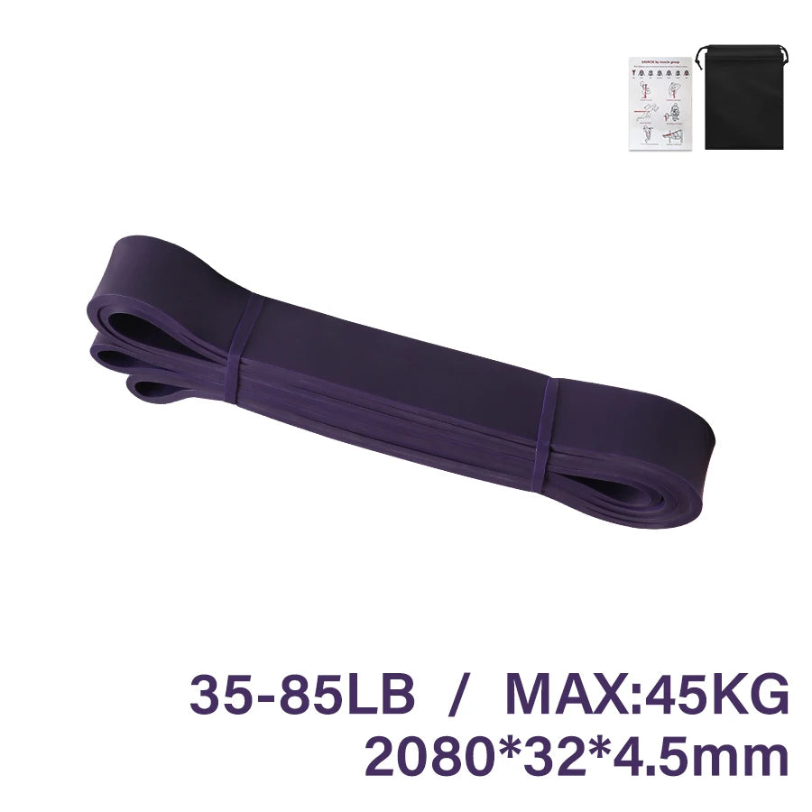 Heavy-Duty Natural Latex Resistance Band for Comprehensive Strength Training and Pilates