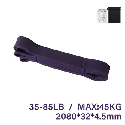 Heavy-Duty Natural Latex Resistance Band for Comprehensive Strength Training and Pilates