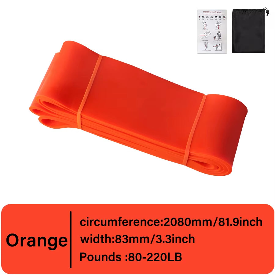 Heavy-Duty Natural Latex Resistance Band for Comprehensive Strength Training and Pilates