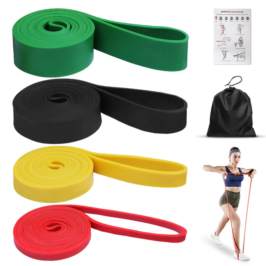 Heavy-Duty Natural Latex Resistance Band for Comprehensive Strength Training and Pilates