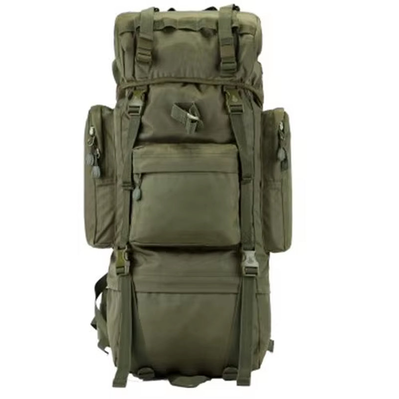 70L Large Tactical Backpack for Outdoor Activities - Waterproof and Durable Nylon for Hiking, Camping, and Climbing