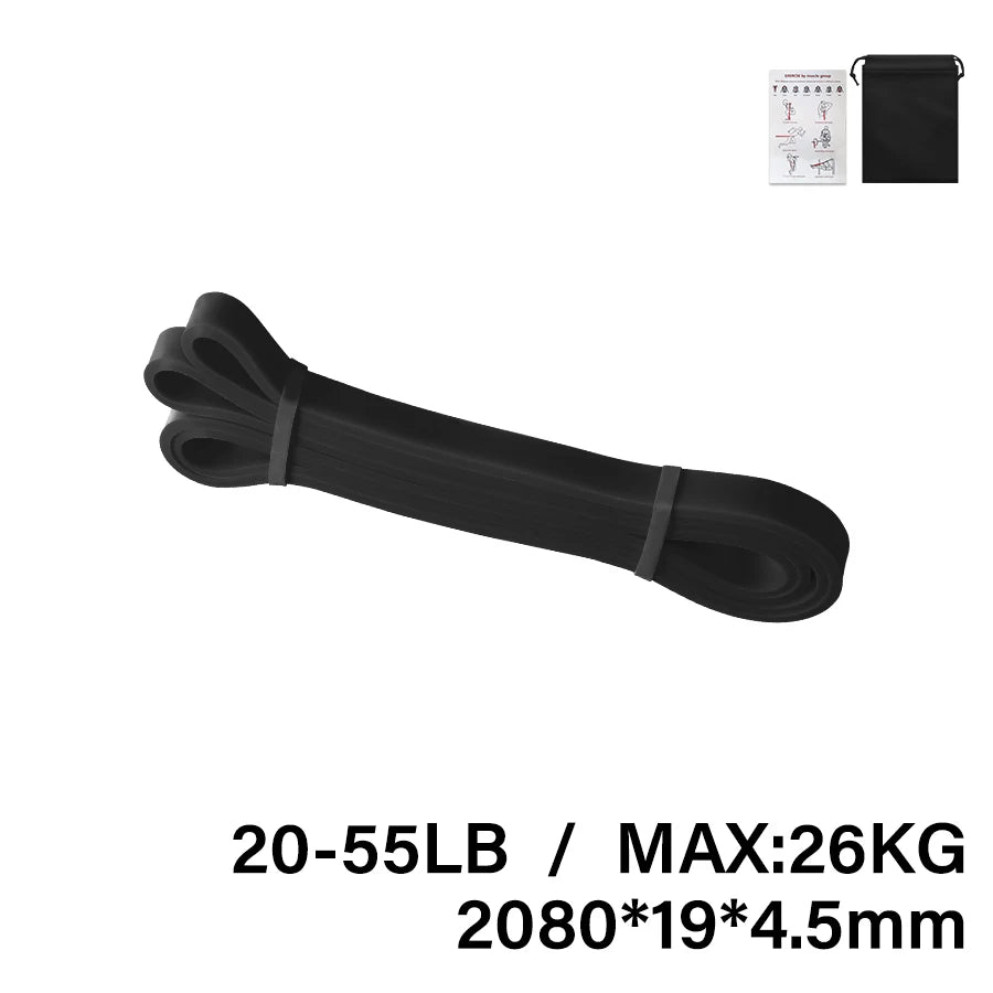Heavy-Duty Natural Latex Resistance Band for Comprehensive Strength Training and Pilates