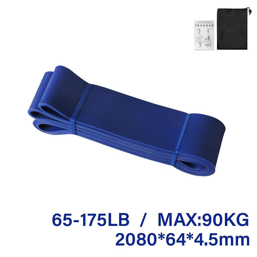 Heavy-Duty Natural Latex Resistance Band for Comprehensive Strength Training and Pilates